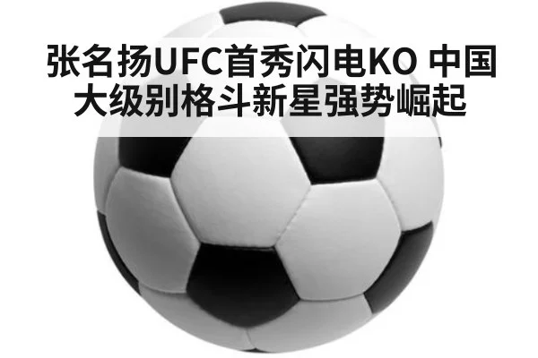 张名扬UFC首秀闪电KO 中国大级别格斗新星强势崛起